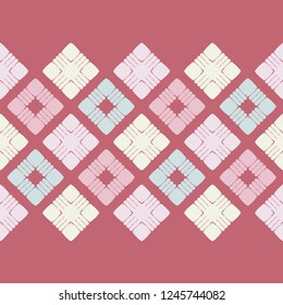 Ethnic boho seamless pattern. Traditional ornament. Tribal pattern. Folk motif. Can be used for wallpaper, textile, invitation card, wrapping, web page background.