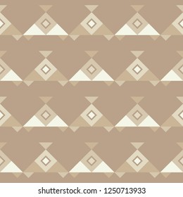Ethnic boho seamless pattern. Traditional ornament. Tribal pattern. Folk motif. Can be used for wallpaper, textile, invitation card, wrapping, web page background.
