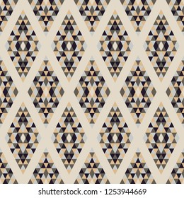 Ethnic boho seamless pattern. Traditional ornament. Tribal pattern. Folk motif. Can be used for wallpaper, textile, invitation card, wrapping, web page background.