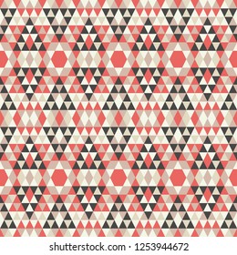 Ethnic boho seamless pattern. Traditional ornament. Tribal pattern. Folk motif. Can be used for wallpaper, textile, invitation card, wrapping, web page background.