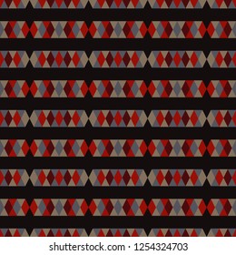 Ethnic boho seamless pattern. Traditional ornament. Tribal pattern. Folk motif. Can be used for wallpaper, textile, invitation card, wrapping, web page background.