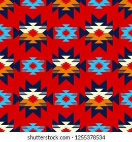 Ethnic boho seamless pattern. Traditional ornament. Tribal pattern. Folk motif. Can be used for wallpaper, textile, invitation card, wrapping, web page background.