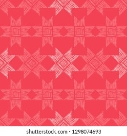 Ethnic boho seamless pattern. Traditional ornament. Tribal pattern. Folk motif. Can be used for wallpaper, textile, invitation card, wrapping, web page background.