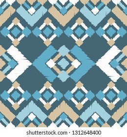 Ethnic boho seamless pattern. Traditional ornament. Tribal pattern. Folk motif. Can be used for wallpaper, textile, invitation card, wrapping, web page background.
