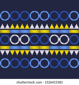 Ethnic boho seamless pattern. Traditional ornament. Tribal pattern. Vector illustration for web design or print.