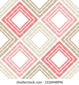 Ethnic boho seamless pattern. Traditional ornament. Folk motif. Vector illustration for web design or print.