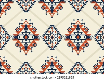 Ethnische Boho nahtlose Muster. Traditionelle Ornamente. Stammesmuster. Folkloremotiv. Kann für Tapete, Textilien, Einladungskarte, Umhüllung, Web-Hintergrund verwendet werden.