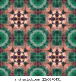 Ethnic boho seamless pattern. Traditional ornament. Folk motif. Textile rapport.