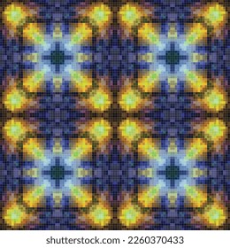 Ethnic boho seamless pattern. Traditional ornament. Folk motif. Textile rapport.
