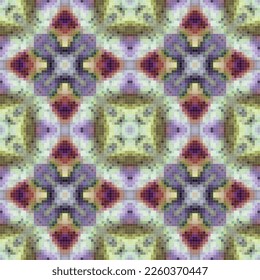 Patrón ininterrumpido del boho étnico. Ornamento tradicional. Motivo popular. Relación textil.