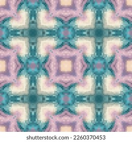 Ethnic boho seamless pattern. Traditional ornament. Folk motif. Textile rapport.