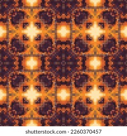 Ethnic boho seamless pattern. Traditional ornament. Folk motif. Textile rapport.