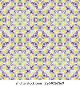 Patrón ininterrumpido del boho étnico. Ornamento tradicional. Motivo popular. Relación textil.
