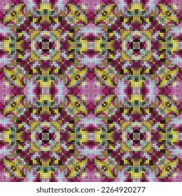 Ethnic boho seamless pattern. Traditional ornament. Folk motif. Textile rapport.