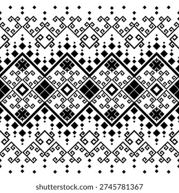 Ethnic boho seamless pattern. Traditional ornament. Tribal pattern. Folk motif. Can be used for wallpaper, textile, wrapping, web page background.