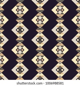 Ethnic boho seamless pattern. Tribal pattern. Folk motif. Textile rapport.