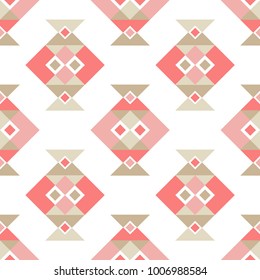 Ethnic boho seamless pattern. Tribal pattern. Folk motif. Textile rapport.