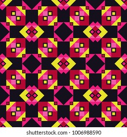 Ethnic boho seamless pattern. Tribal pattern. Folk motif. Textile rapport.