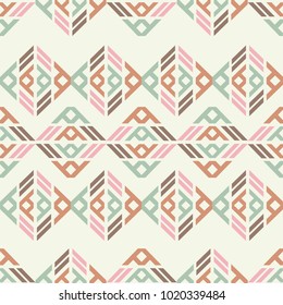 Ethnic boho seamless pattern. Tribal pattern. Folk motif. Textile rapport.