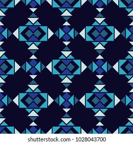 Ethnic boho seamless pattern. Tribal pattern. Folk motif. Textile rapport.