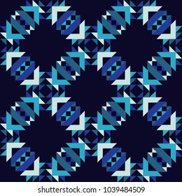 Ethnic boho seamless pattern. Tribal pattern. Folk motif. Textile rapport.