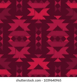 Ethnic boho seamless pattern. Tribal pattern. Folk motif. Textile rapport.