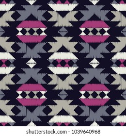 Ethnic boho seamless pattern. Tribal pattern. Folk motif. Textile rapport.