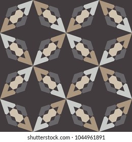 Ethnic boho seamless pattern. Tribal pattern. Folk motif. Textile rapport.