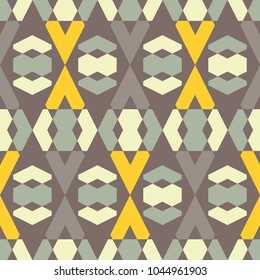 Ethnic boho seamless pattern. Tribal pattern. Folk motif. Textile rapport.