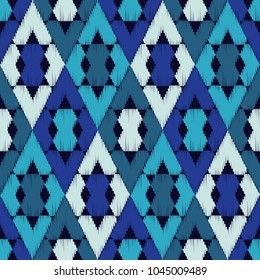 Ethnic boho seamless pattern. Tribal pattern. Folk motif. Textile rapport.
