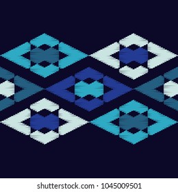 Ethnic boho seamless pattern. Tribal pattern. Folk motif. Textile rapport.