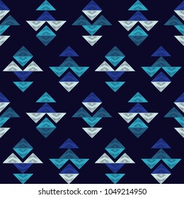 Ethnic boho seamless pattern. Tribal pattern. Folk motif. Textile rapport.