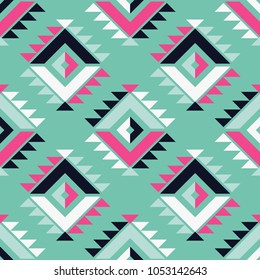 Ethnic boho seamless pattern. Tribal pattern. Folk motif. Textile rapport.