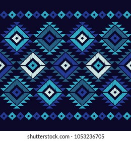 Ethnic boho seamless pattern. Tribal pattern. Folk motif. Textile rapport.