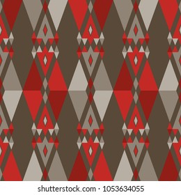 Ethnic boho seamless pattern. Tribal pattern. Folk motif. Textile rapport.