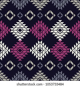 Ethnic boho seamless pattern. Tribal pattern. Folk motif. Textile rapport.