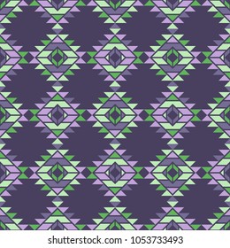Ethnic boho seamless pattern. Tribal pattern. Folk motif. Textile rapport.