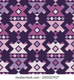 Ethnic boho seamless pattern. Tribal pattern. Folk motif. Textile rapport.