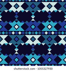 Ethnic boho seamless pattern. Tribal pattern. Folk motif. Textile rapport.