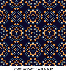 Ethnic boho seamless pattern. Tribal pattern. Folk motif. Textile rapport.