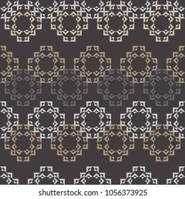Ethnic boho seamless pattern. Tribal pattern. Folk motif. Textile rapport.