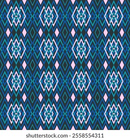 Ethnic boho seamless pattern. Tribal pattern. Folk motif. Textile rapport.