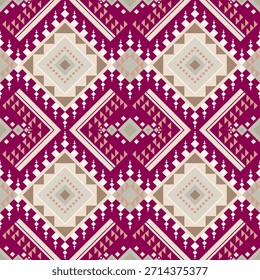 Ethnic boho seamless pattern. Tribal pattern. Folk motif. Textile rapport.