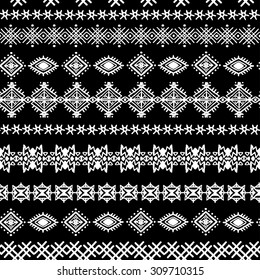 Ethnic boho seamless pattern. Tribal art print. Repeating background. Cloth design, wallpaper, wrapping
