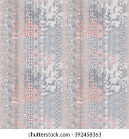 Ethnic boho seamless pattern. Tribal art abstract print. Abstract ornament. Repeating background texture. Fabric design, website decoration