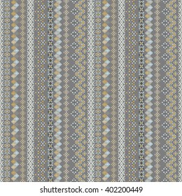 Ethnic boho seamless pattern. Tribal art print, border ornament. Background texture, decoration