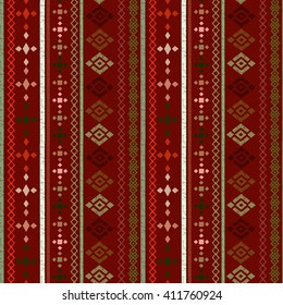 Ethnic boho seamless pattern. Tribal art print, aztec border pattern. Background texture, decoration, wallpaper, wrapping