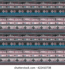 Ethnic boho seamless pattern. Tribal art print. Background texture, wrapping, wallpaper