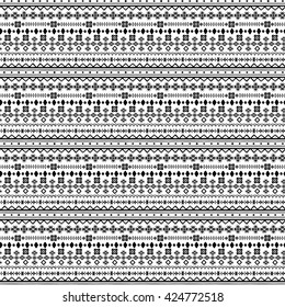 Ethnic boho seamless pattern. Tribal art print. Background texture, wallpaper