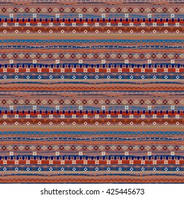 Ethnic Boho Seamless Pattern Tribal Art Stock Vector (Royalty Free ...